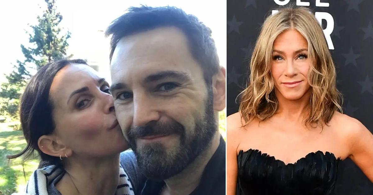 jennifer aniston wary courteney cox boyfriend johnny mcdaid