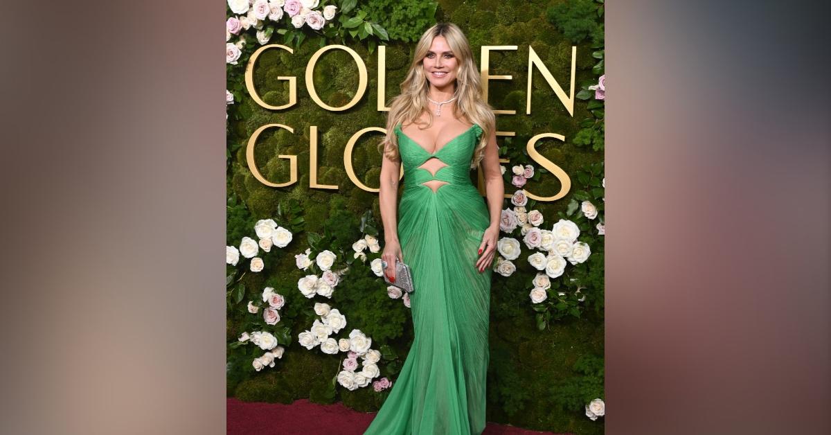 heidi klum golden globes photo